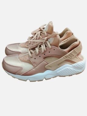 Nike Air Huarache Run Rose Gold Sneakers Size 41, men’s 9.5, women’s 11